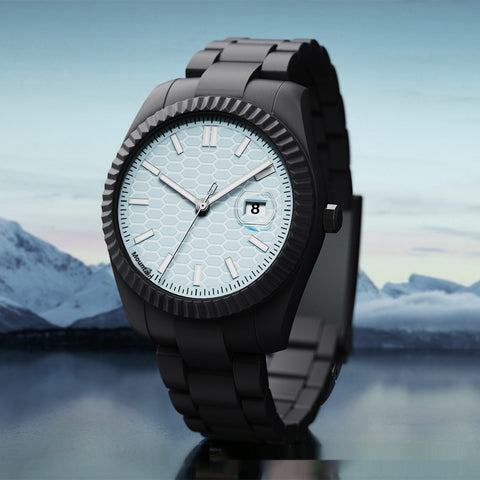 New Mens Watch Stylish Business-oriented Design With A Large Dial