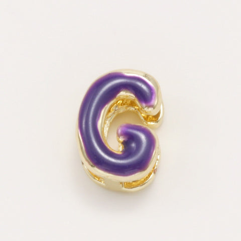 Fashionable Colorful Oil-Drip Letter Pendant Necklace