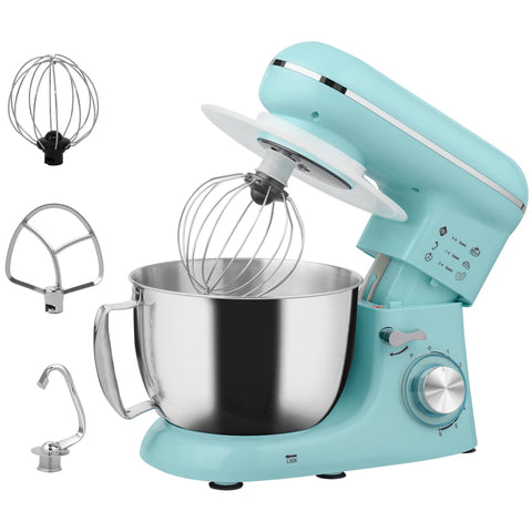 1300W Kitchen Stand Mixer, With Accessories - Blue