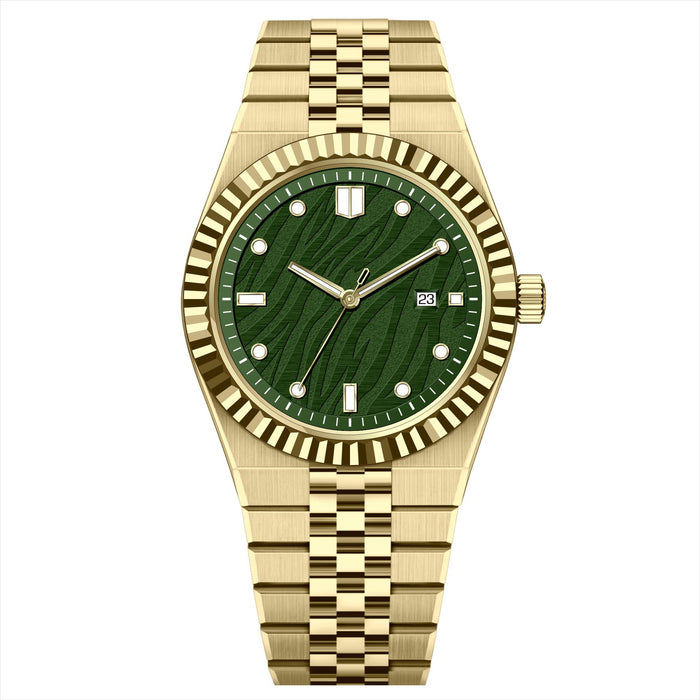 High-End Business Steel-Strap Mens Quartz Watch