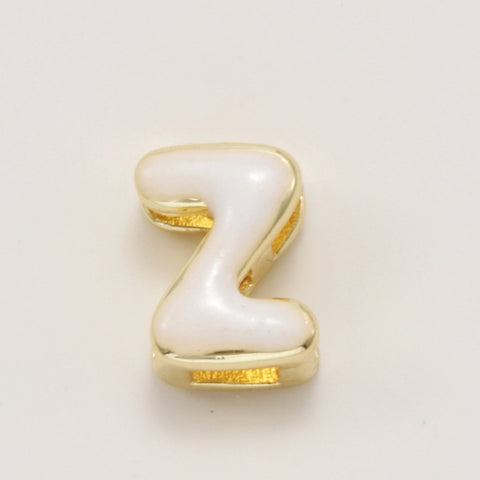 Fashionable Colorful Oil-Drip Letter Pendant Necklace