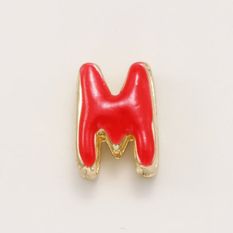 Fashionable Colorful Oil-Drip Letter Pendant Necklace