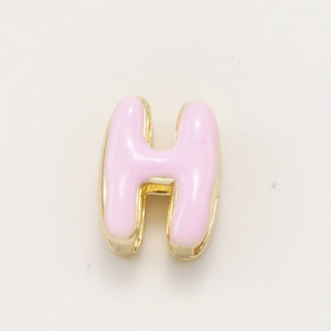 Fashionable Colorful Oil-Drip Letter Pendant Necklace