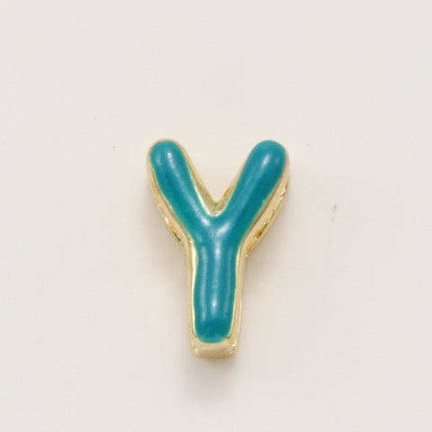 Fashionable Colorful Oil-Drip Letter Pendant Necklace