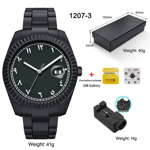 New Mens Watch Stylish Business-oriented Design With A Large Dial