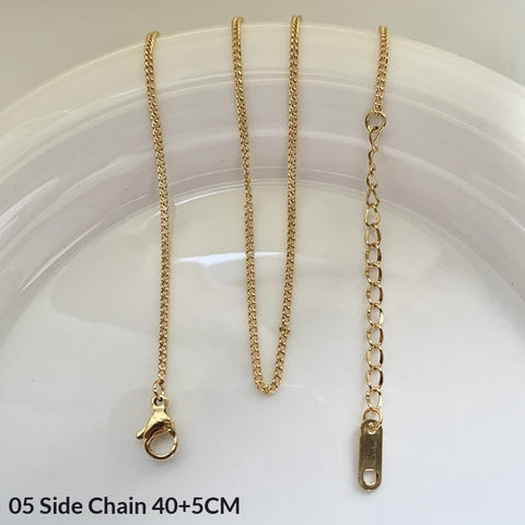 Fashionable Colorful Oil-Drip Letter Pendant Necklace