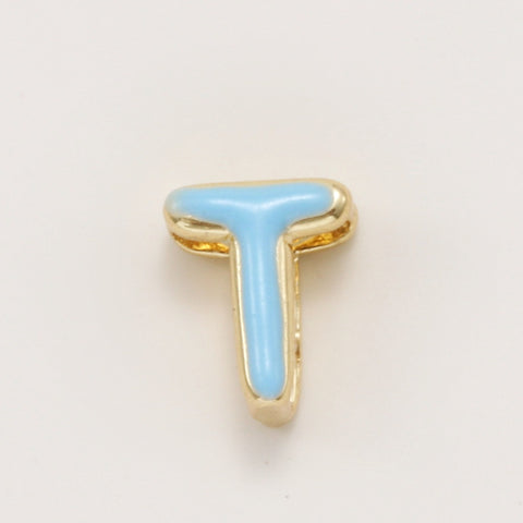 Fashionable Colorful Oil-Drip Letter Pendant Necklace