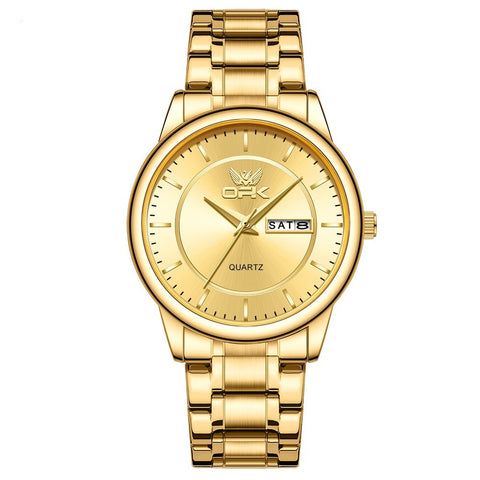 Fashionable Calendar Luminous Waterproof Quartz Watch