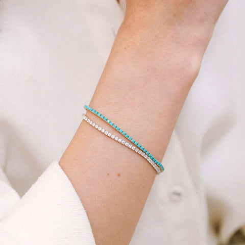 Womens Fashion Square Crystal Zircon Necklace