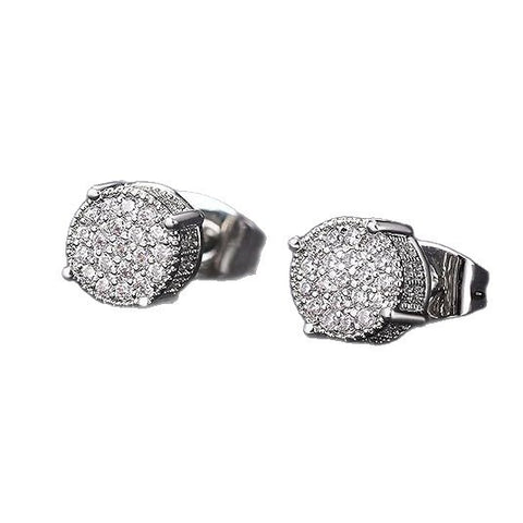 Hot-selling All-diamond Hip-hop Mens Earrings From